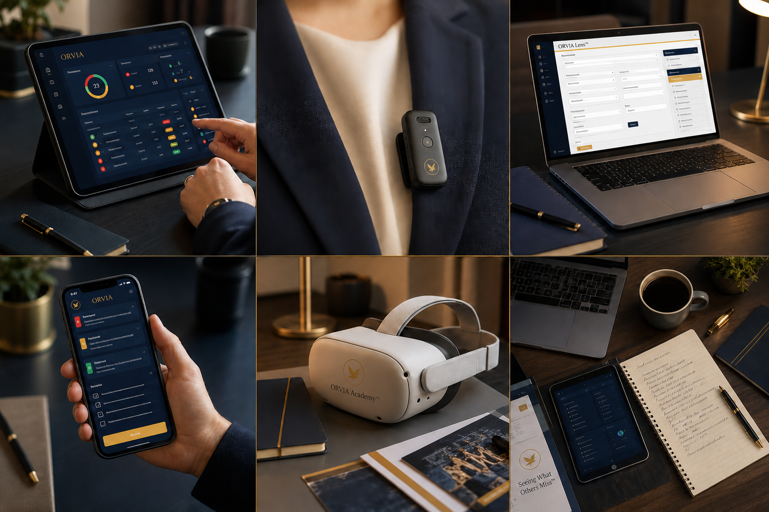 The ORVIA Ecosystem — Apps, dashboards, recording devices, VR training, mobile tools and practitioner workspaces